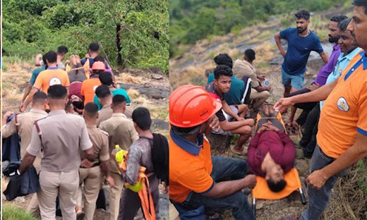 Trekker rescued from Gadayikallu